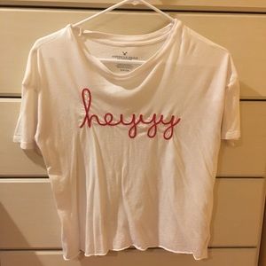 American Eagle classic white shirt
